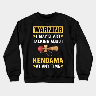 Warning Kendama Crewneck Sweatshirt